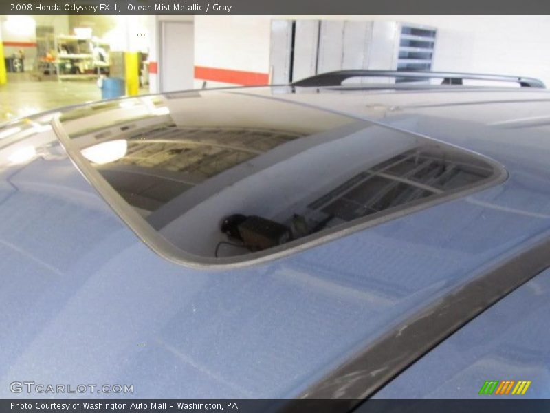 Ocean Mist Metallic / Gray 2008 Honda Odyssey EX-L