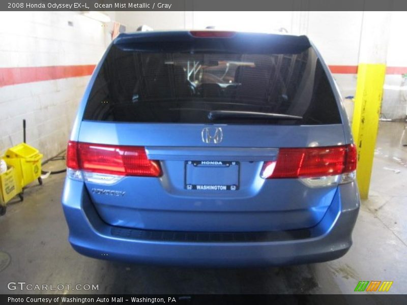 Ocean Mist Metallic / Gray 2008 Honda Odyssey EX-L