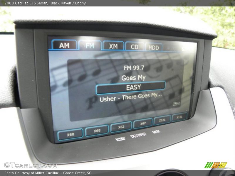 Black Raven / Ebony 2008 Cadillac CTS Sedan
