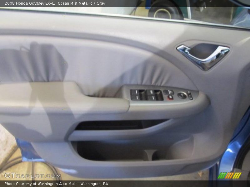 Ocean Mist Metallic / Gray 2008 Honda Odyssey EX-L