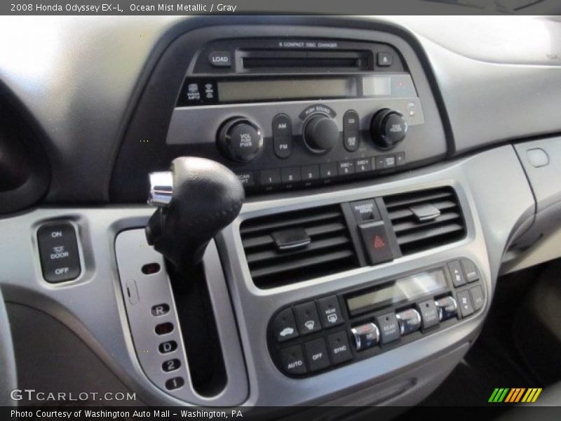 Ocean Mist Metallic / Gray 2008 Honda Odyssey EX-L