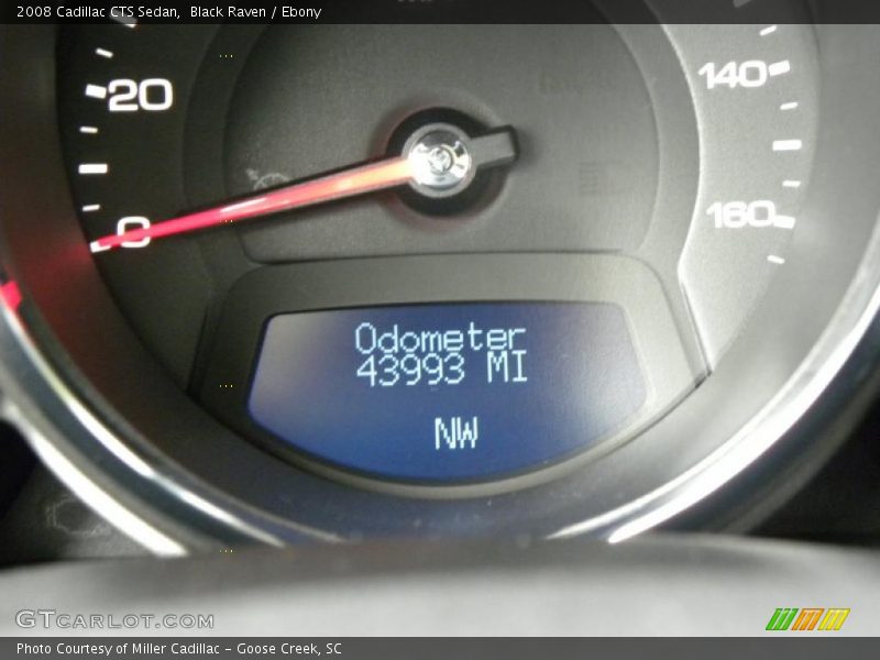 Black Raven / Ebony 2008 Cadillac CTS Sedan