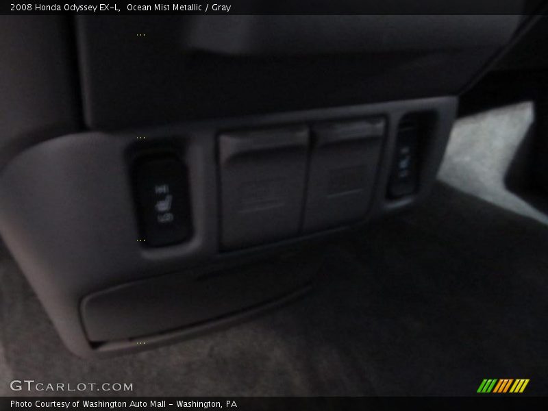 Ocean Mist Metallic / Gray 2008 Honda Odyssey EX-L