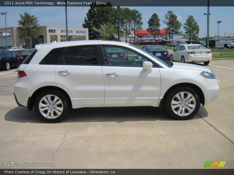White Diamond Pearl / Ebony 2011 Acura RDX Technology