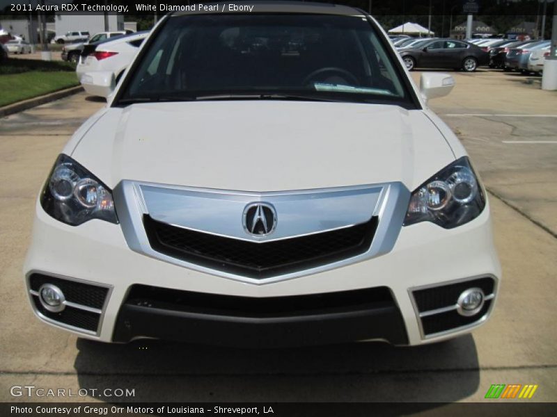 White Diamond Pearl / Ebony 2011 Acura RDX Technology
