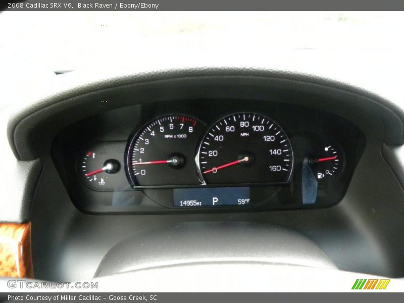 Black Raven / Ebony/Ebony 2008 Cadillac SRX V6
