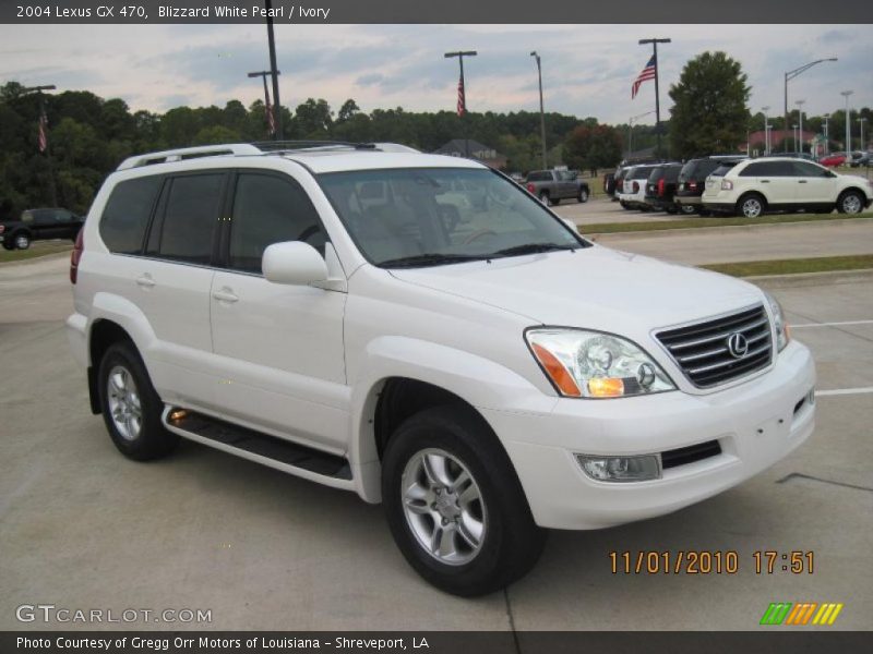 Blizzard White Pearl / Ivory 2004 Lexus GX 470