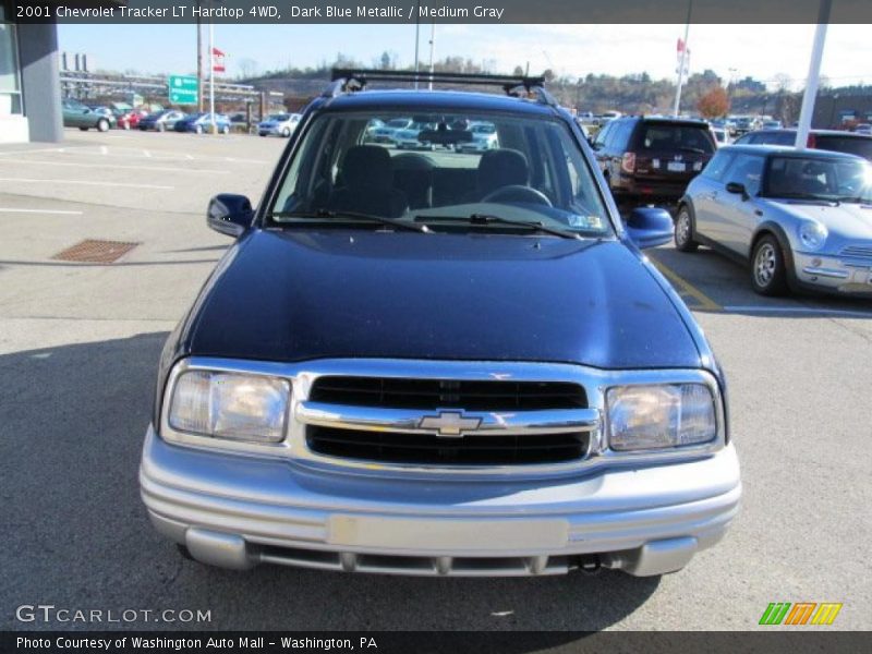 Dark Blue Metallic / Medium Gray 2001 Chevrolet Tracker LT Hardtop 4WD