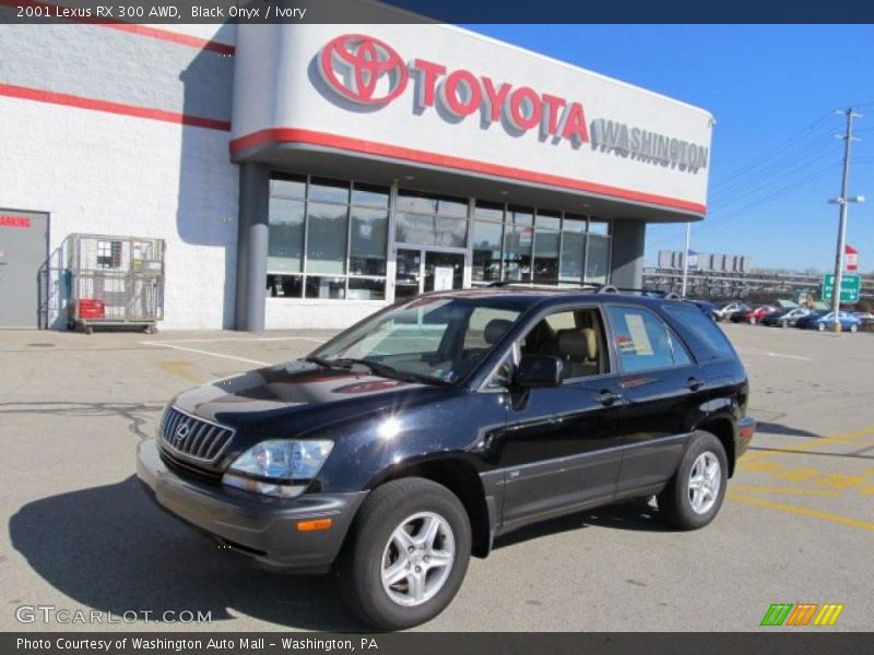 Black Onyx / Ivory 2001 Lexus RX 300 AWD
