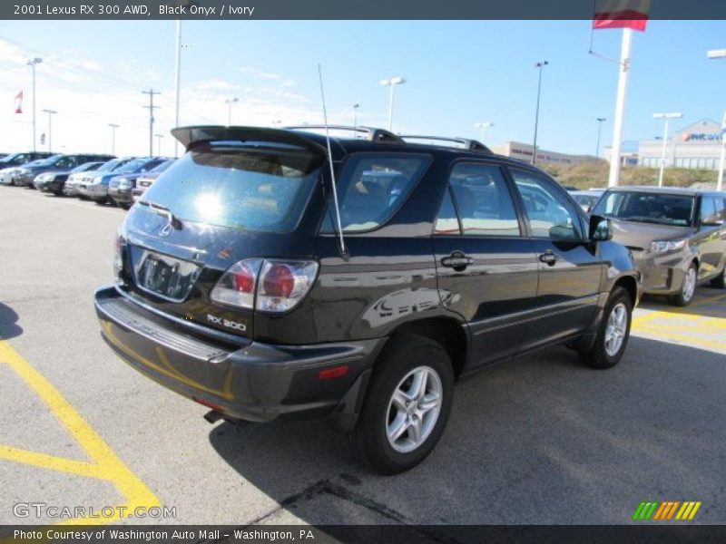 Black Onyx / Ivory 2001 Lexus RX 300 AWD