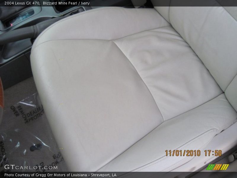 Blizzard White Pearl / Ivory 2004 Lexus GX 470