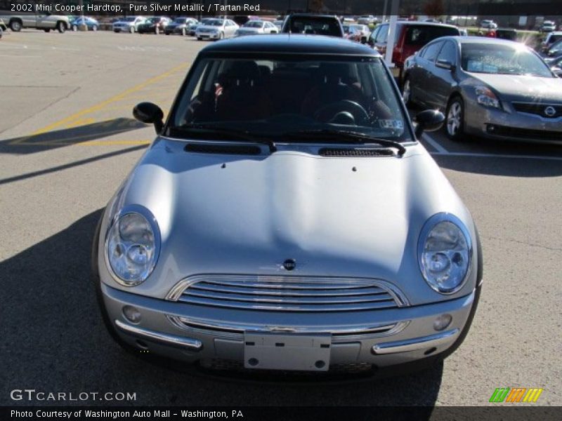 Pure Silver Metallic / Tartan Red 2002 Mini Cooper Hardtop