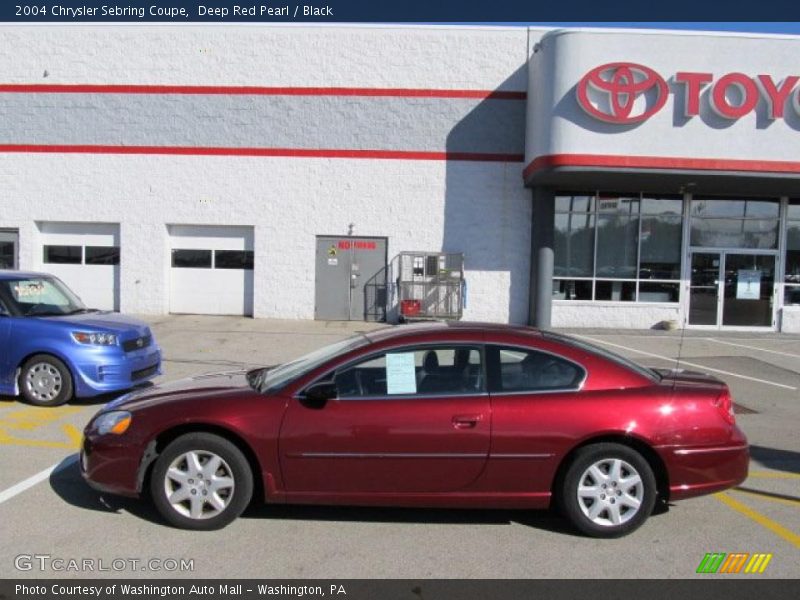 Deep Red Pearl / Black 2004 Chrysler Sebring Coupe