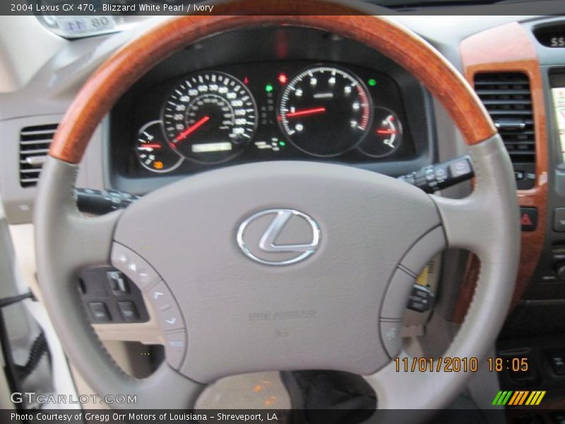 Blizzard White Pearl / Ivory 2004 Lexus GX 470