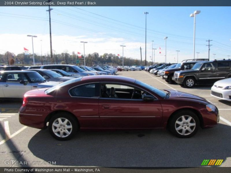 Deep Red Pearl / Black 2004 Chrysler Sebring Coupe