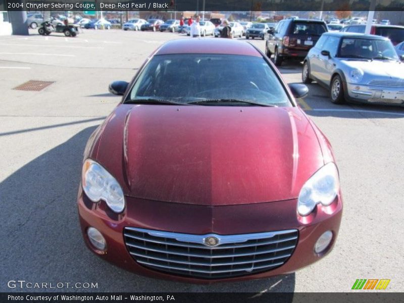 Deep Red Pearl / Black 2004 Chrysler Sebring Coupe