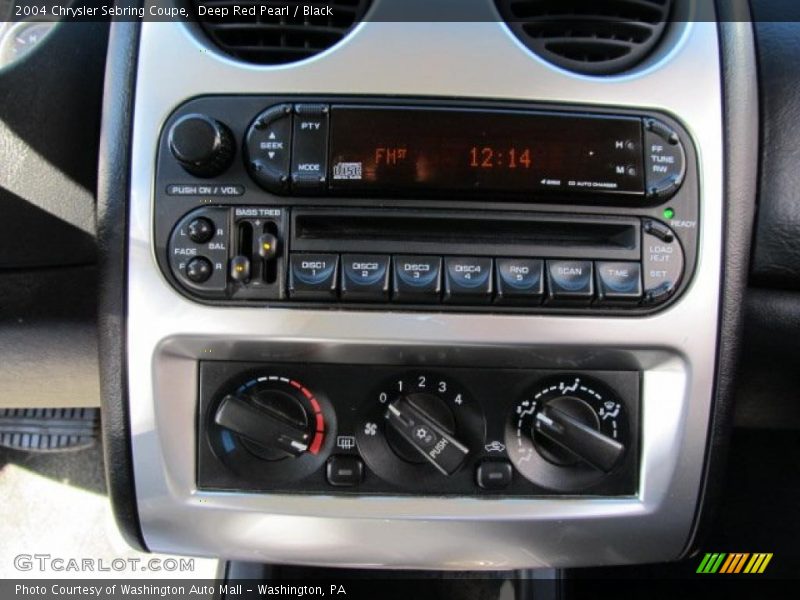 Controls of 2004 Sebring Coupe