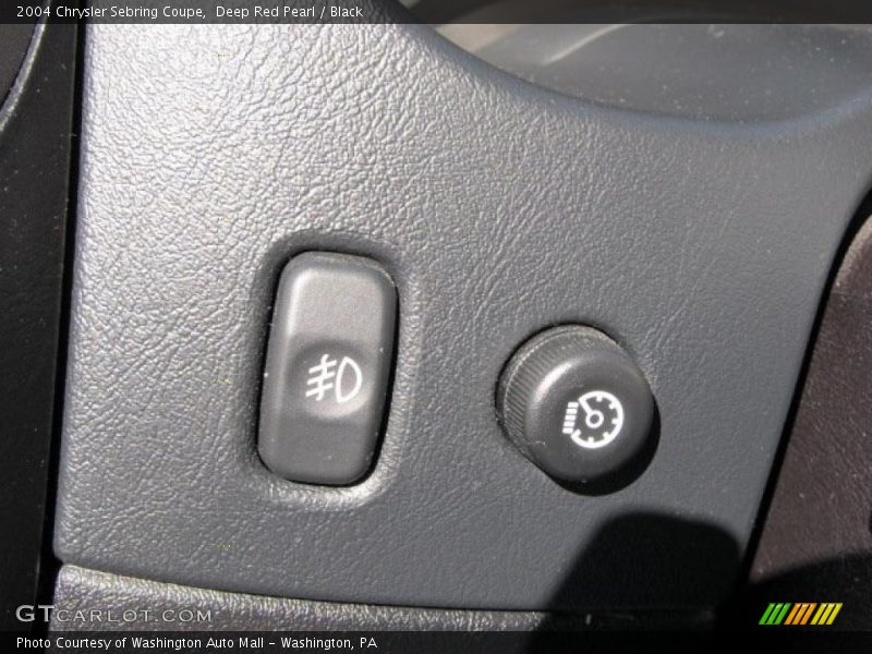 Controls of 2004 Sebring Coupe