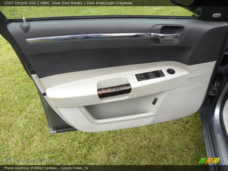 Silver Steel Metallic / Dark Khaki/Light Graystone 2007 Chrysler 300 C HEMI