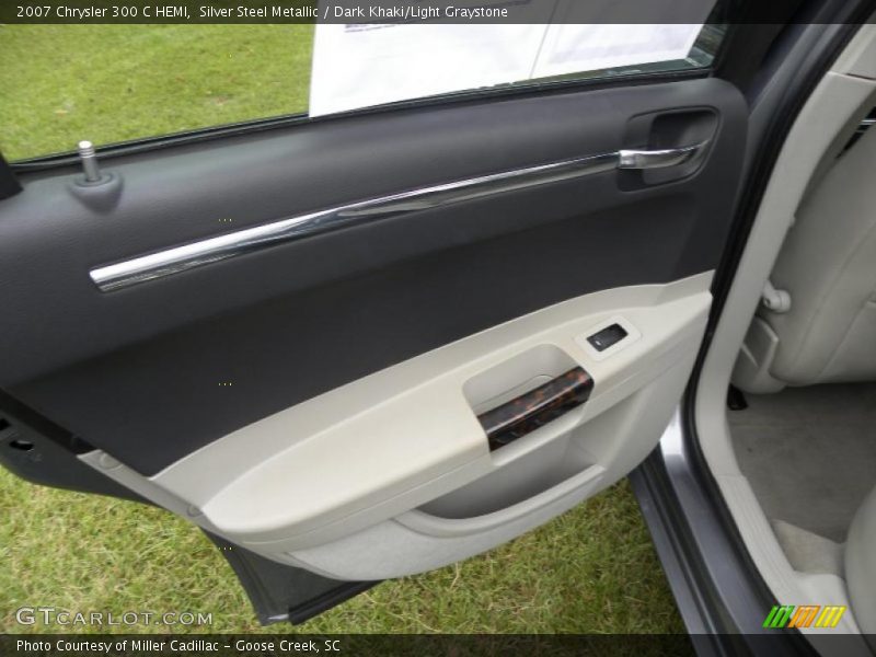 Silver Steel Metallic / Dark Khaki/Light Graystone 2007 Chrysler 300 C HEMI