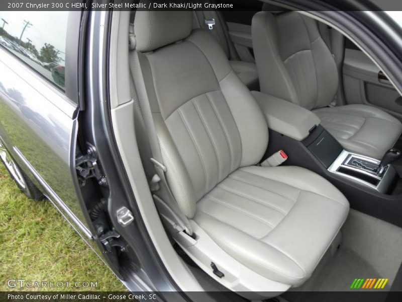 Silver Steel Metallic / Dark Khaki/Light Graystone 2007 Chrysler 300 C HEMI
