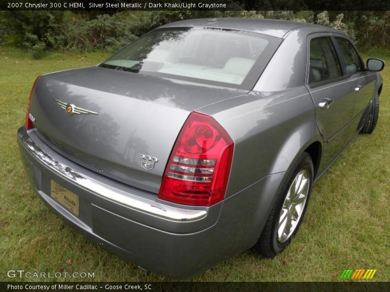 Silver Steel Metallic / Dark Khaki/Light Graystone 2007 Chrysler 300 C HEMI
