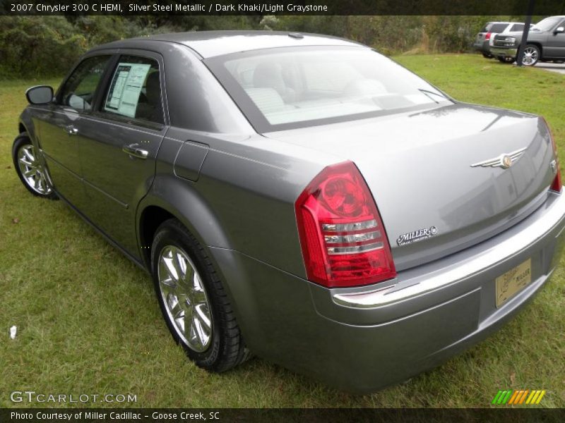 Silver Steel Metallic / Dark Khaki/Light Graystone 2007 Chrysler 300 C HEMI