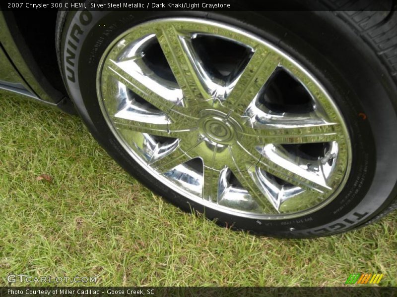 Silver Steel Metallic / Dark Khaki/Light Graystone 2007 Chrysler 300 C HEMI