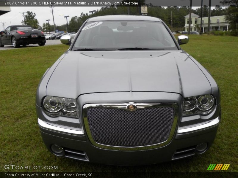 Silver Steel Metallic / Dark Khaki/Light Graystone 2007 Chrysler 300 C HEMI