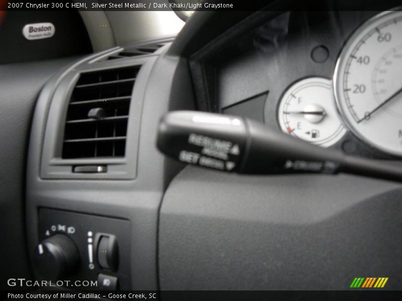 Silver Steel Metallic / Dark Khaki/Light Graystone 2007 Chrysler 300 C HEMI