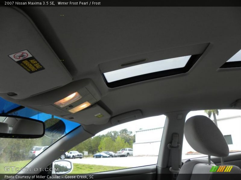 Winter Frost Pearl / Frost 2007 Nissan Maxima 3.5 SE
