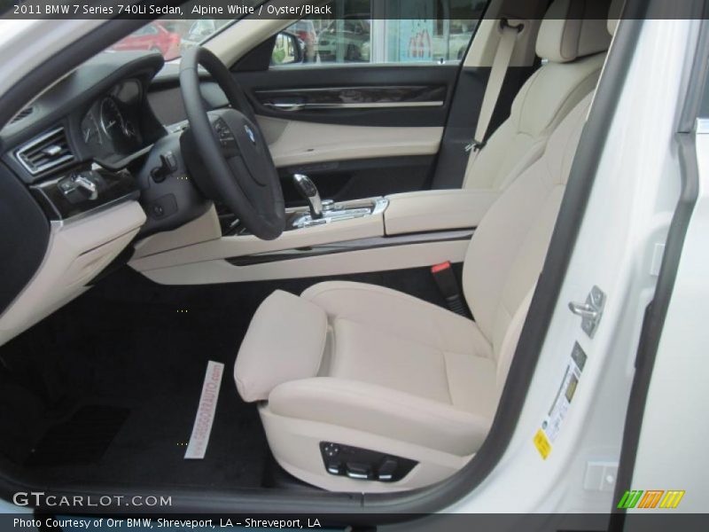  2011 7 Series 740Li Sedan Oyster/Black Interior