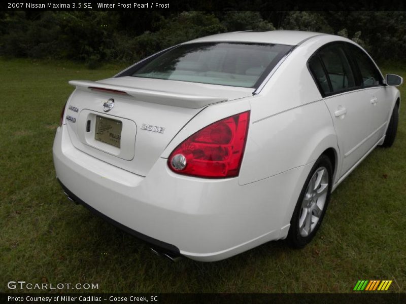 Winter Frost Pearl / Frost 2007 Nissan Maxima 3.5 SE