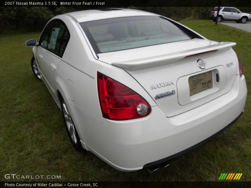 Winter Frost Pearl / Frost 2007 Nissan Maxima 3.5 SE
