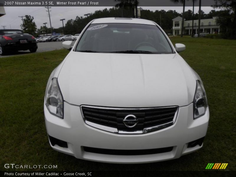 Winter Frost Pearl / Frost 2007 Nissan Maxima 3.5 SE