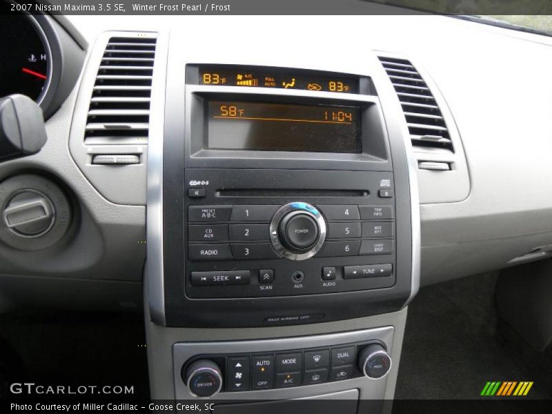 Winter Frost Pearl / Frost 2007 Nissan Maxima 3.5 SE