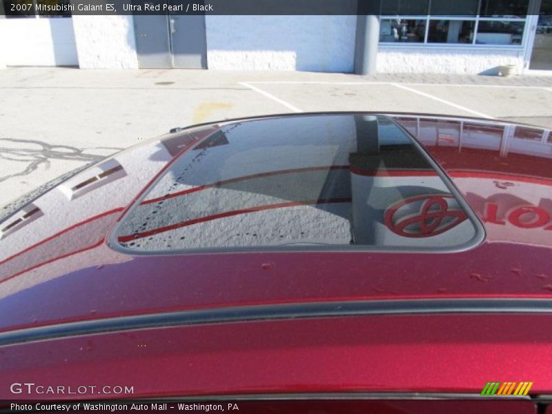Ultra Red Pearl / Black 2007 Mitsubishi Galant ES