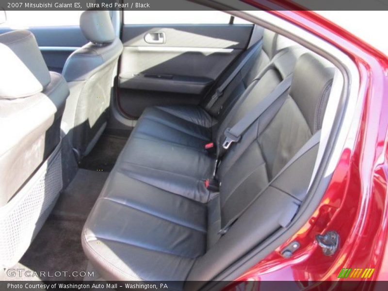 Ultra Red Pearl / Black 2007 Mitsubishi Galant ES