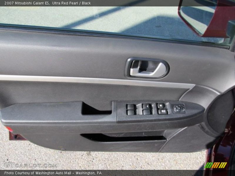 Ultra Red Pearl / Black 2007 Mitsubishi Galant ES