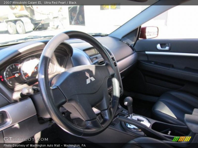 Ultra Red Pearl / Black 2007 Mitsubishi Galant ES