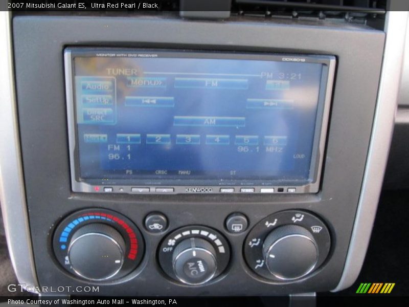 Ultra Red Pearl / Black 2007 Mitsubishi Galant ES