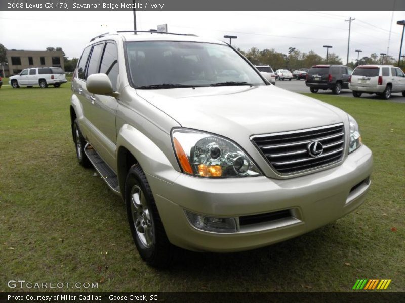 Savannah Beige Metallic / Ivory 2008 Lexus GX 470