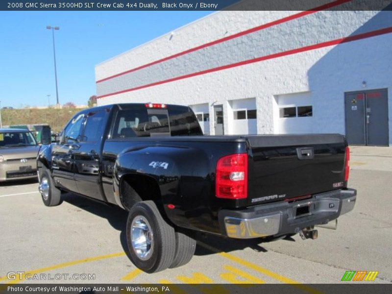 Black Onyx / Ebony 2008 GMC Sierra 3500HD SLT Crew Cab 4x4 Dually