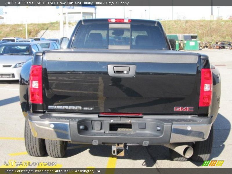 Black Onyx / Ebony 2008 GMC Sierra 3500HD SLT Crew Cab 4x4 Dually