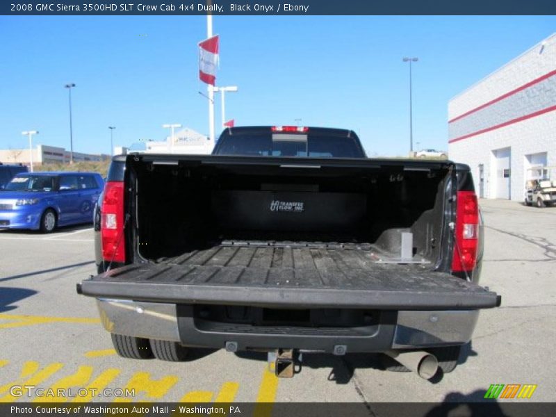 Black Onyx / Ebony 2008 GMC Sierra 3500HD SLT Crew Cab 4x4 Dually