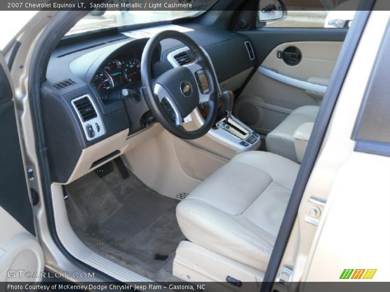 Sandstone Metallic / Light Cashmere 2007 Chevrolet Equinox LT