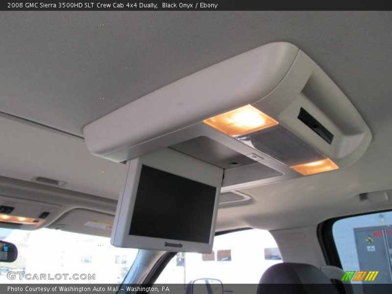 Black Onyx / Ebony 2008 GMC Sierra 3500HD SLT Crew Cab 4x4 Dually