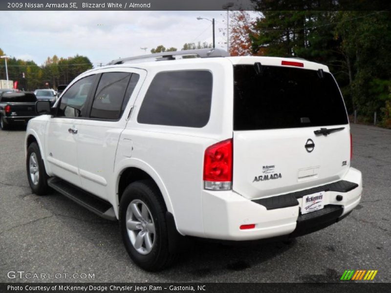  2009 Armada SE Blizzard White