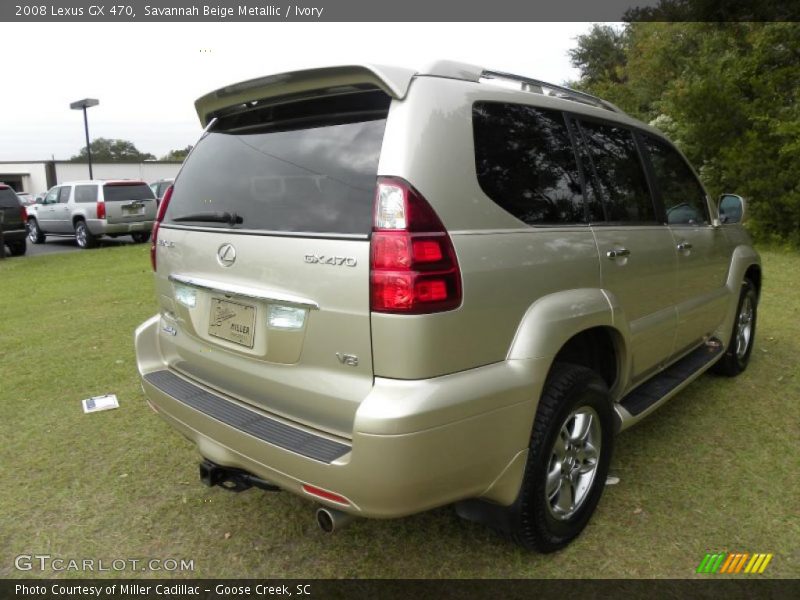 Savannah Beige Metallic / Ivory 2008 Lexus GX 470