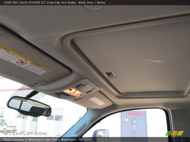 Black Onyx / Ebony 2008 GMC Sierra 3500HD SLT Crew Cab 4x4 Dually